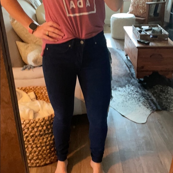 TWO LOFT High Waist Skinny Jeans Size 2 - Picture 3 of 9